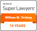 Rated By Super Lawyers | William M. Ordway | 14 Years